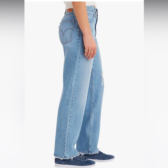 Levi’s light wash distressed ‘94 baggy jean - Picture 4 of 8